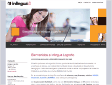 Tablet Screenshot of inlingualarioja.com